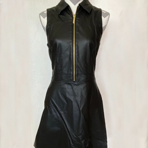 MICHAEL Michael Kors Dresses & Skirts - ✨HP✨Michael Michael Kors Black Leather Dress